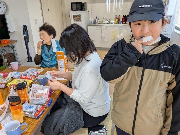 配布会場の様子