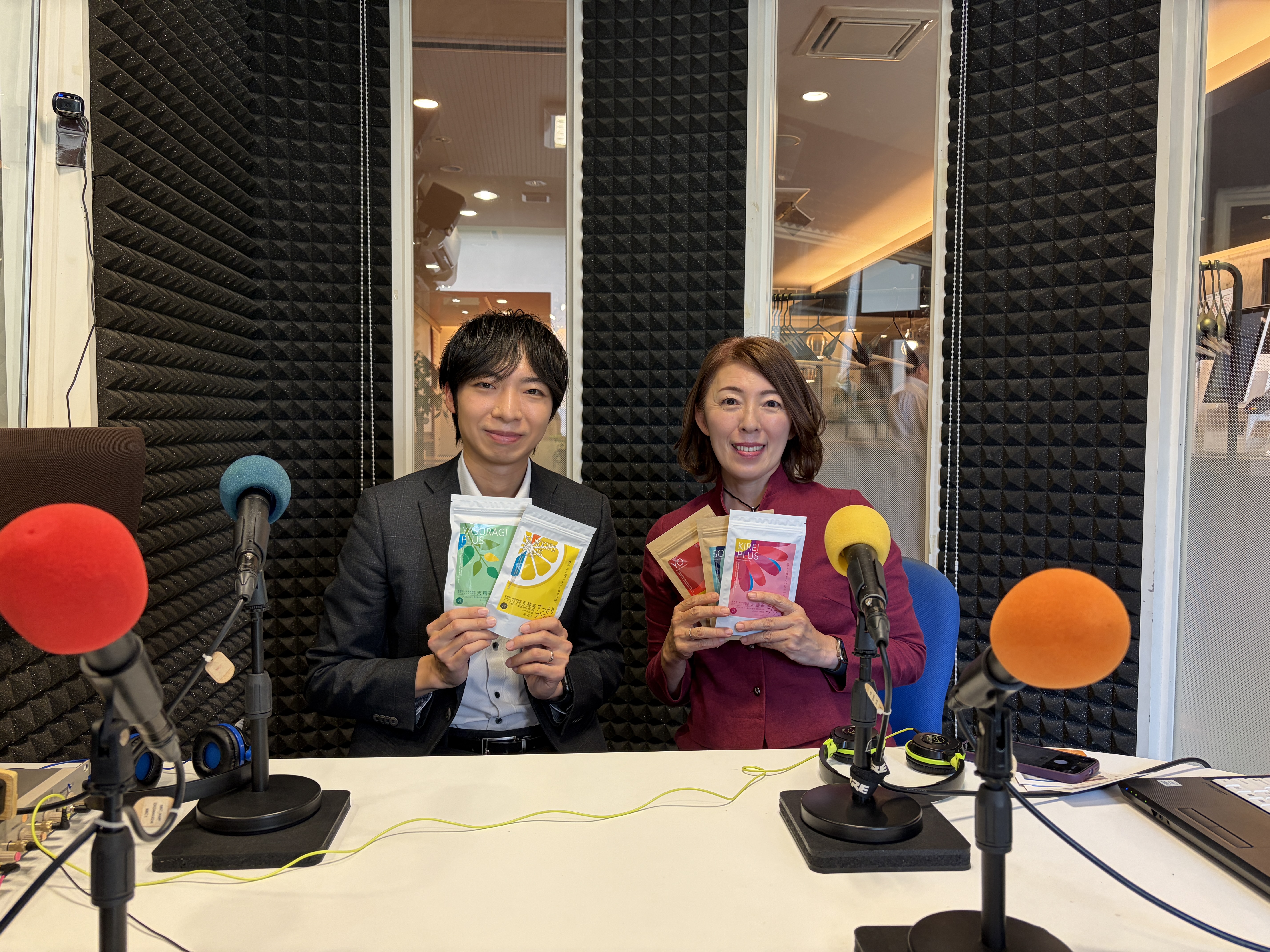FM福岡「こみテン」出演の様子（2）